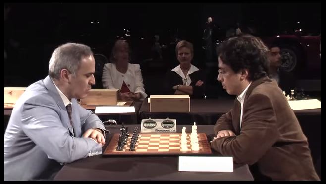 Magnus Carlsen vs Garry Kasparov #chess #chesstok #chessplayer #master