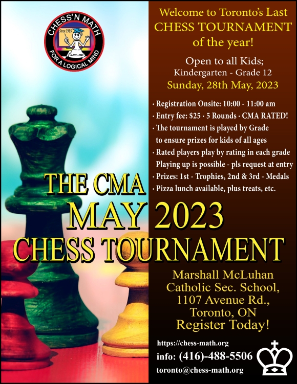 ONLINE CHESS TOURNAMENT - Chesterton Academy of Ottawa